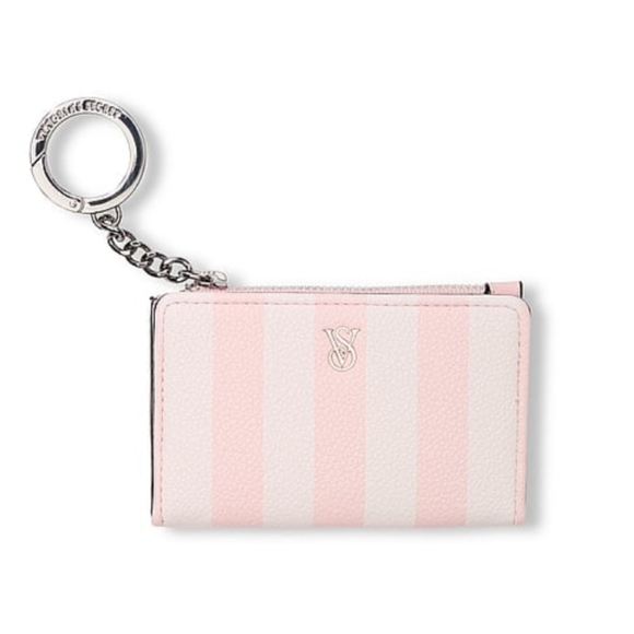 Victoria's Secret zipper card case wallet in Signature Stripe - Picture 6 of 7